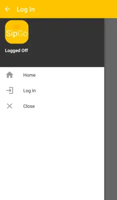 SipGo android App screenshot 2